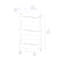 Lexington 3-Tier Rolling Cart by Simply Tidy®